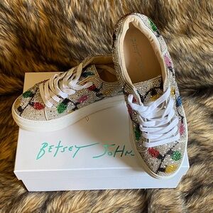 Betsey Johnson Women’s Sidny Platform Sneakers - Christmas Lights